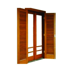 Porta janela Veneziana abre / Vidro corre
